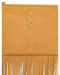 Saint Laurent Monogram Leather Shoulder Bag