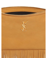 Saint Laurent Monogram Leather Shoulder Bag