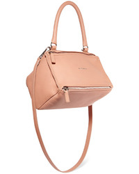 Givenchy Small Pandora Shoulder Bag In Beige Textured Leather