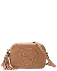 Gucci Soho Small Shoulder Bag Beige