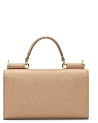 Dolce & Gabbana Tan Small Von Shoulder Bag