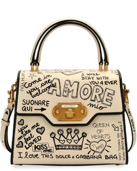 Dolce & Gabbana Welcome Amore Graffiti Medium Handbag