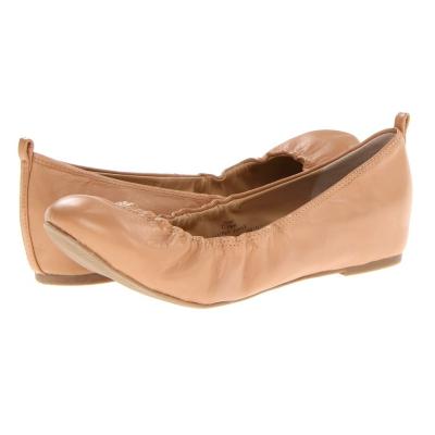 Fitzwell Jude Flat Shoes Camel Leather, $55 | Zappos | Lookastic