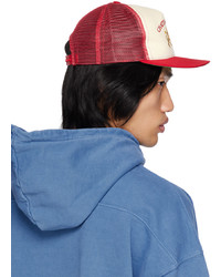 Rhude Red Off White Cellier Cap