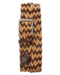 Torino Braided Linen Leather Belt