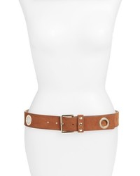 Rebecca Minkoff Elle Grommet Leather Belt