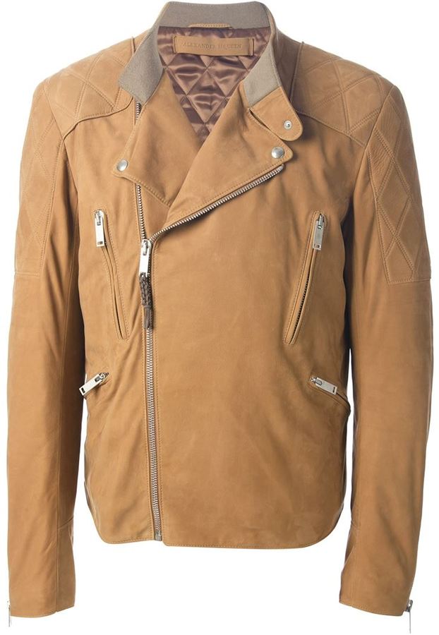Alexander McQueen Biker Jacket, $6,595 | farfetch.com | Lookastic