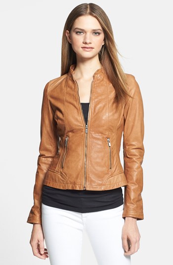 LaMarque Alice Leather Biker Jacket, $435 | Nordstrom | Lookastic.com