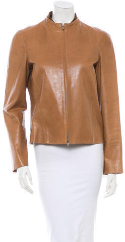 Calvin Klein Collection Leather Jacket, $230 | TheRealReal | Lookastic