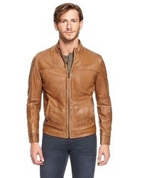 Light Brown Leather Jacket mcz4LT