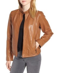 Bernardo Scuba Leather Jacket