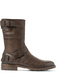 Belstaff Benhurst Shearling Lined Leather Boots