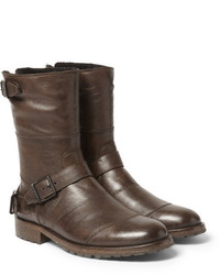 Belstaff Benhurst Shearling Lined Leather Boots