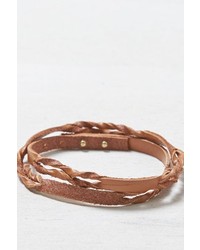 American Eagle Outfitters Twisted Leather Bracelet