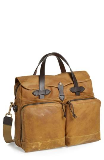 filson tin cloth briefcase