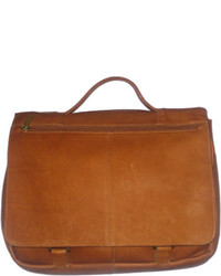 David King Leather 114 Expandable Briefcase