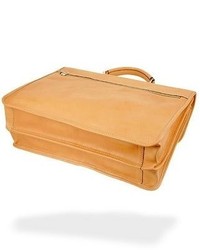 Robe Di Firenze Sand Double Gusset Soft Leather Briefcase