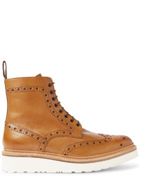 Grenson Fred Leather Brogue Boots