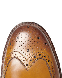 Grenson Sharp Wingtip Leather Brogue Boots