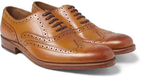 Grenson Dylan Leather Wingtip Brogues 