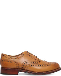 Grenson Stanley Wingtip Leather Oxford Shoes