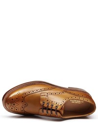 Charles Tyrwhitt Tan Fenton Wingtip Brogue Derby Shoes