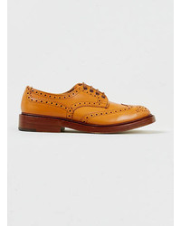 Tricker's Trickers Tan Brogue Shoes