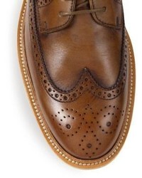 Tod's Wingtip Perforated Leather Oxford Shoes