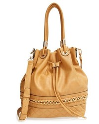 Sole Society Marja Quilted Faux Leather Bucket Bag