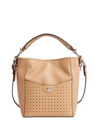 Longchamp Small Mademoiselle Leather Bucket Bag