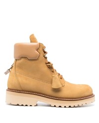 Buscemi Padlock Charm Leather Ankle Boots