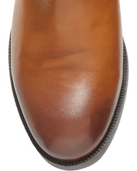 H&M Leather Chelsea Boots Brown