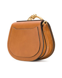 Chloé Brown Nile Small Leather Bracelet Bag