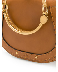 Chloé Brown Nile Small Leather Bracelet Bag
