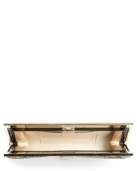 Jimmy Choo Camille Lace Leather Clutch