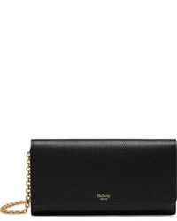 Mulberry Continental Classic Convertible Leather Clutch Black