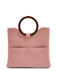 Topshop Cookie Faux Leather Clutch