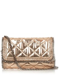 Stella McCartney Falabella Quilted Faux Leather Clutch