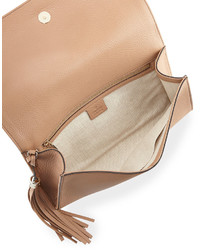 Gucci Soho Leather Clutch Bag Camelia
