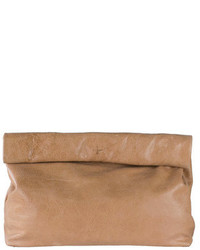 Marie Turnor The Lunch Clutch In Tan