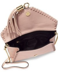 Milly Astor Whipstitch Leather Crossbody