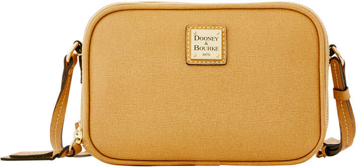 Dooney & Bourke Handbag Womens Brown Saffiano Leather Purse Sawyer
