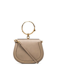 Chloé Grey Nile Leather Shoulder Bag