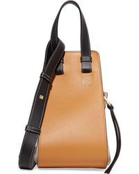 Loewe Hammock Small Color Block Textured Leather Shoulder Bag