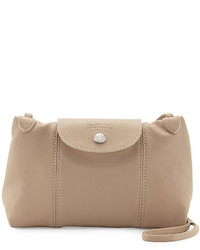 Longchamp Le Pliage Cuir Small Crossbody Bag, $235