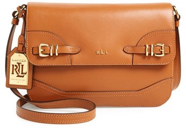 ralph lauren tan crossbody bag