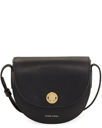 Mansur Gavriel Mini Leather Saddle Bag