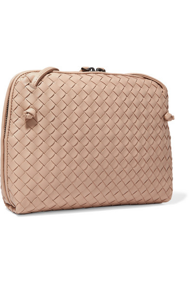 Bottega Veneta Nodini Intrecciato Leather Shoulder Bag, $1,650, NET-A-PORTER.COM