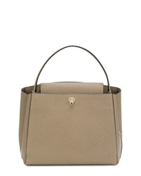 Valextra Pebbled Shoulder Bag