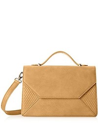 Poverty Flats By Rian Raised Dot V Top Handle Cross Body Bag